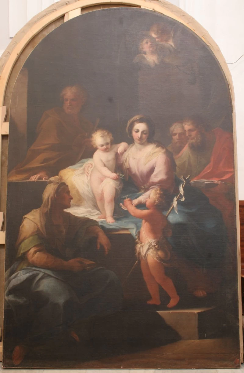 Sacra Famiglia, Sant'Elisabetta, San Zaccaria, San Giovanni Battista bambino e San Giovanni evangelista